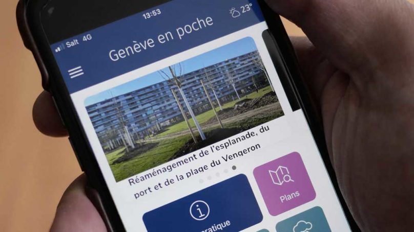 Genève en poche, l’applicazione mobile di Ginevra