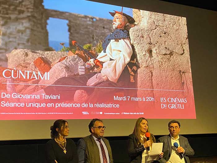Giovanna Taviani presenta “Cùntami” a “Les Cinémas du Grütli” di Ginevra