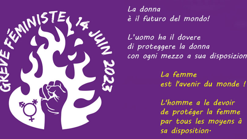 Ginevra sostiene lo sciopero femminista del 14 giugno 2023