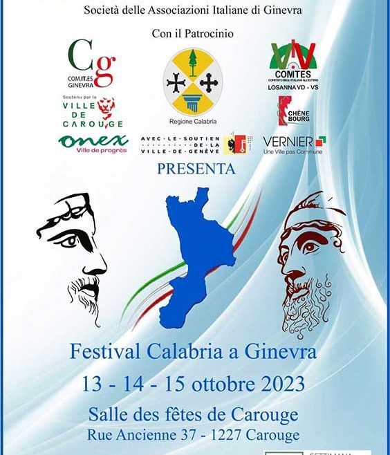 Festival Calabria a Ginevra 2023: La SAIG Celebra le Radici e la Cultura Italiana