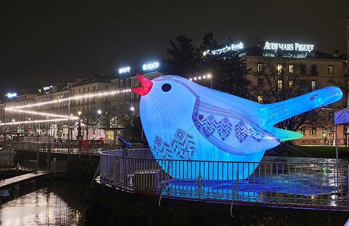 Il festival Geneva Lux 2024 ha attirato circa 150.000 persone sul Lungolago