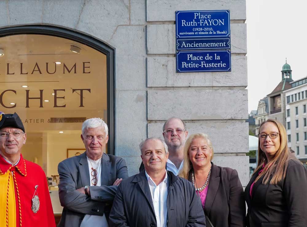 Ruth Fayon ha avuto la sua piazza nel centro città