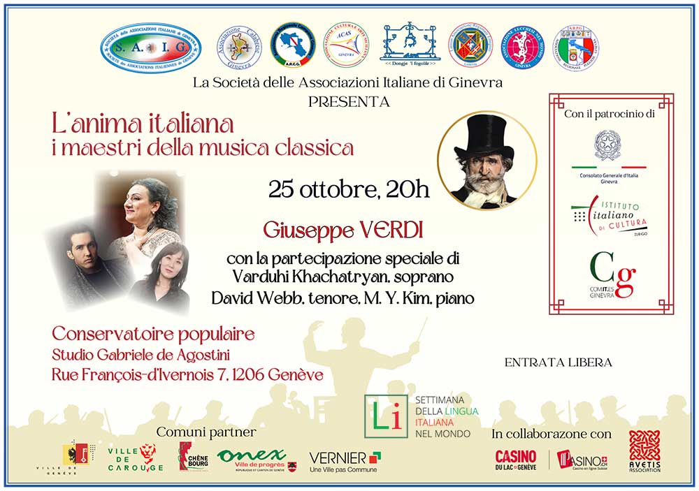 Concerto di Giuseppe Verdi Con la partecipazione speciale della Soprano Varduhi Khachatryan