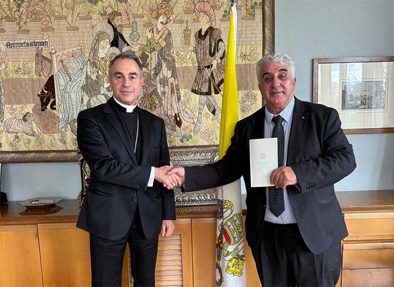 Visita di cortesia a S.E. Mons. Ettore Balestrero, Nunzio Apostolico a Ginevra