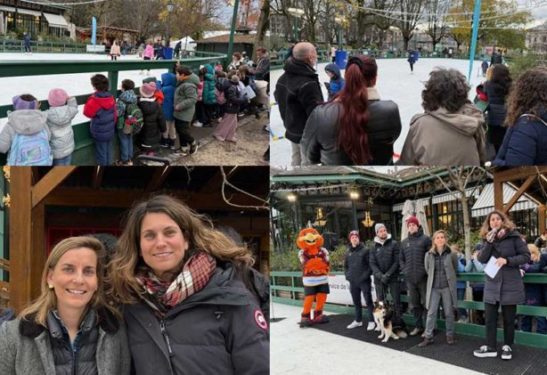 La pista di pattinaggio stagionale dei Bastions è stata inaugurata!