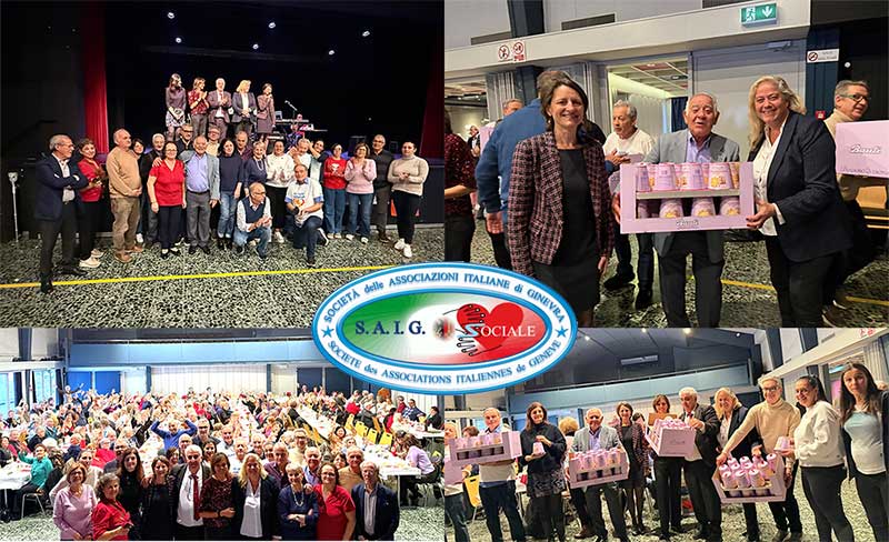 La SAIG in un bagno di saggezza al pranzo di Natale con 270 anziani