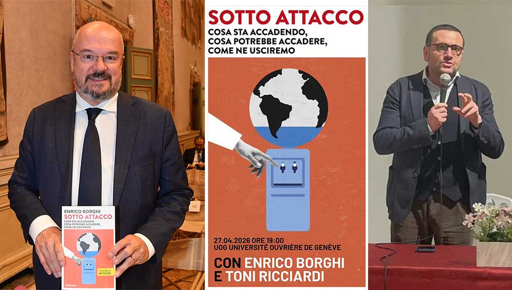 “Sotto attacco” il libro di Enrico Borghi a Ginevra “Sotto attacco” il libro di Enrico Borghi a Ginevra