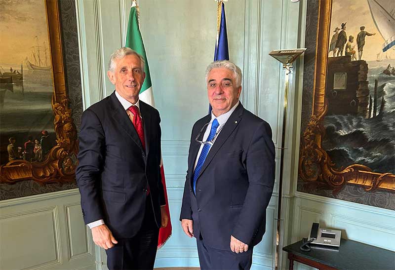 La SAIG in visita di cortesia da S.E. Luigi Maria Vignali La SAIG in visita di cortesia da S.E. Luigi Maria Vignali