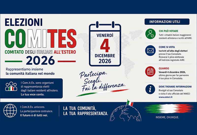 Appello al voto per il rinnovo dei Com.It.Es.: una voce indispensabile per gli italiani all’estero Appello al voto per il rinnovo dei Com.It.Es.: una voce indispensabile per gli italiani all’estero