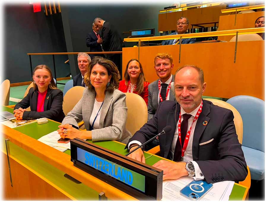 La sindaca della Città di Ginevra all’Assemblea Generale dell’ONU La sindaca della Città di Ginevra all’Assemblea Generale dell’ONU