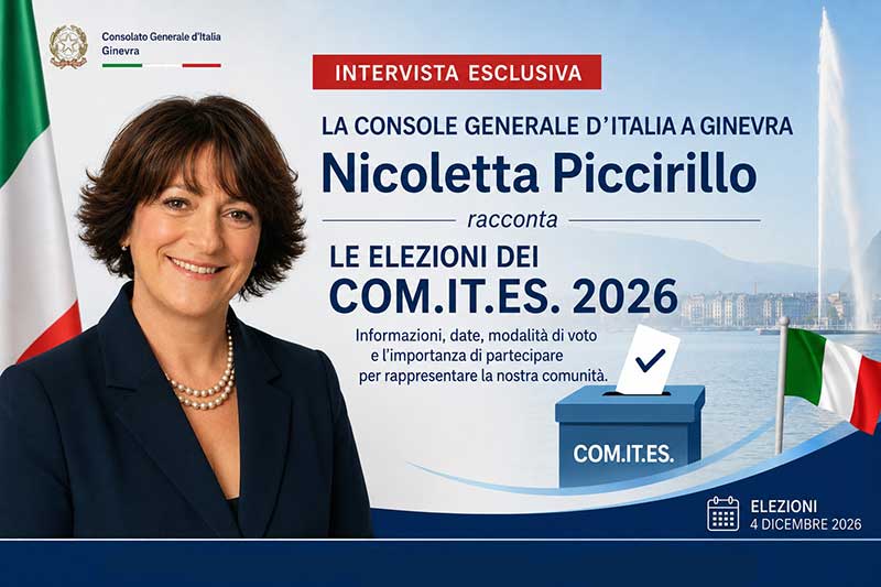 Verso le elezioni dei Comites: intervista alla Console Generale d’Italia a Ginevra Verso le elezioni dei Comites: intervista alla Console Generale d’Italia a Ginevra