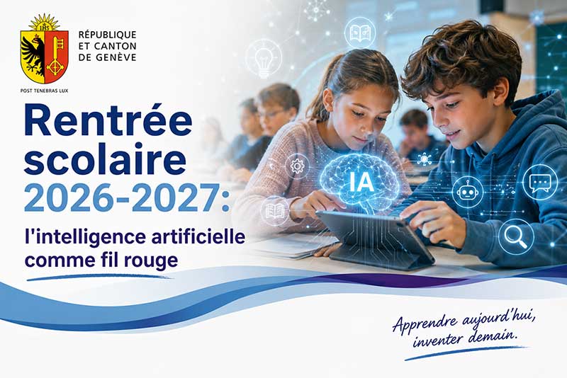 Ginevra: Rientro scolastico 2026-2027: l’intelligenza artificiale come filo conduttore Ginevra: Rientro scolastico 2026-2027: l’intelligenza artificiale come filo conduttore