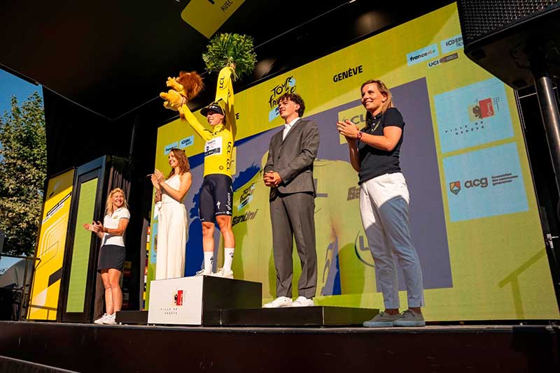 L’arrivo al Tour de France Femminile a Ginevra L’arrivo al Tour de France Femminile a Ginevra
