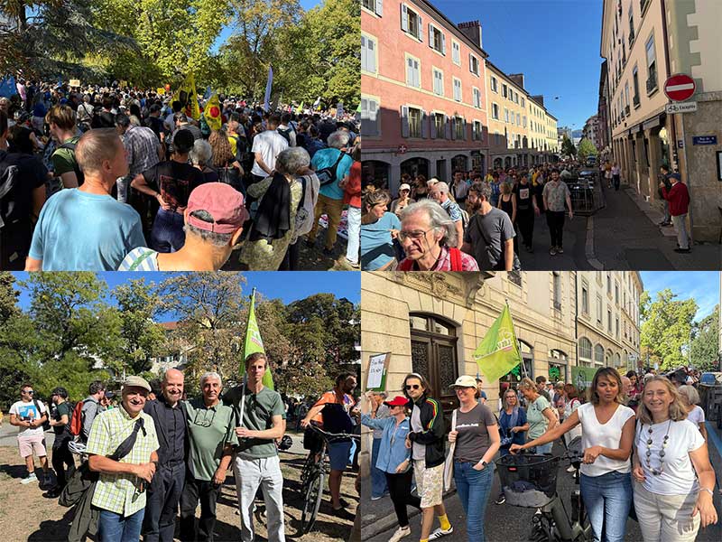 Pas d’étés à 50 °C : Genève descend dans la rue pour le climat Pas d’étés à 50 °C : Genève descend dans la rue pour le climat