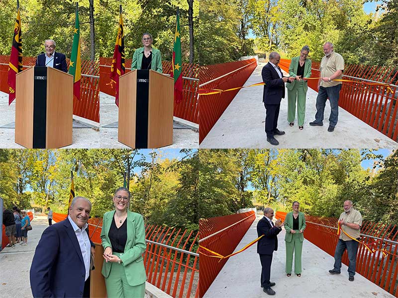 Ginevra e Lancy inaugurano la passerella sul Nant-Manant Ginevra e Lancy inaugurano la passerella sul Nant-Manant