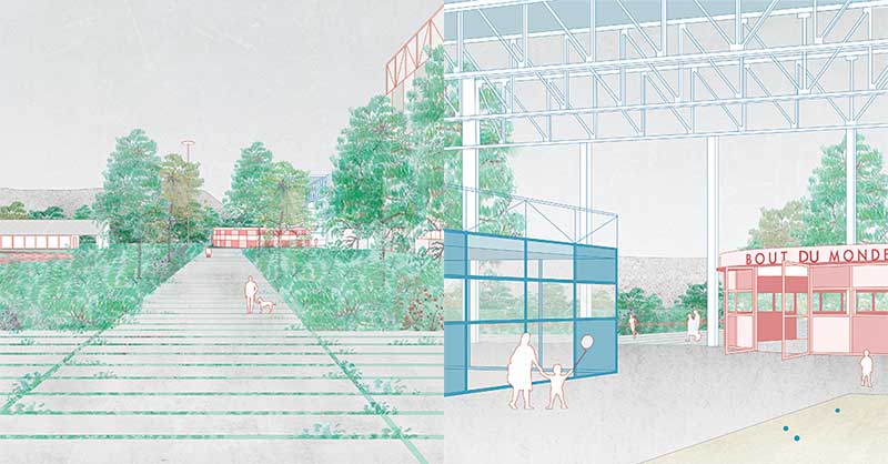 Un progetto sobrio e rispettoso dell’ambiente per il centro sportivo del Bout-du-Monde Un progetto sobrio e rispettoso dell’ambiente per il centro sportivo del Bout-du-Monde